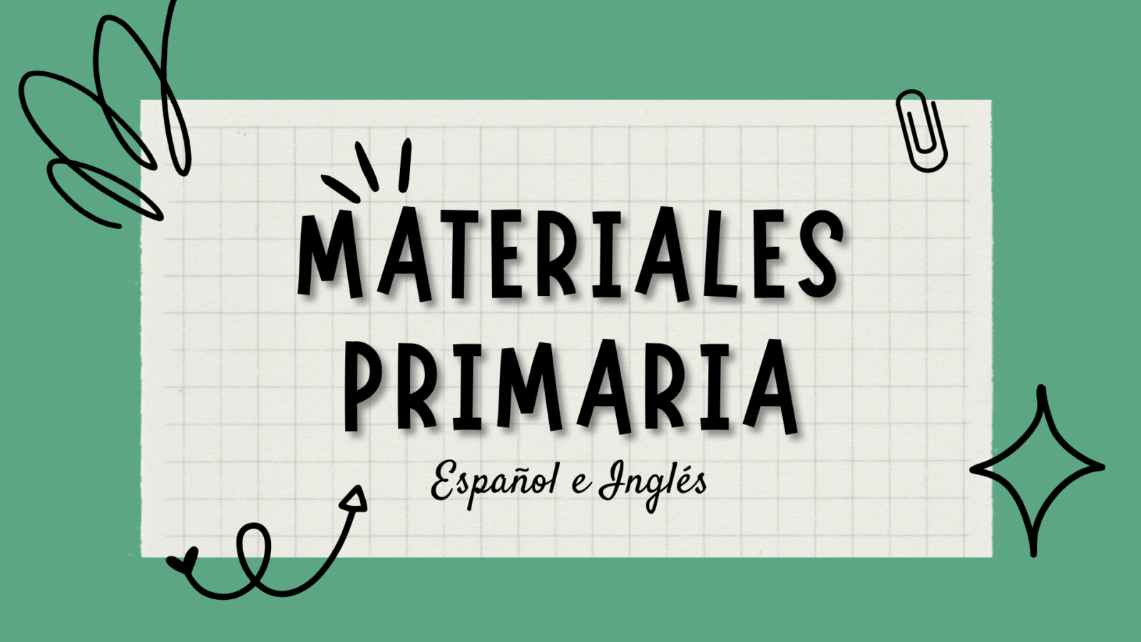 MATERIALES PRIMARIA